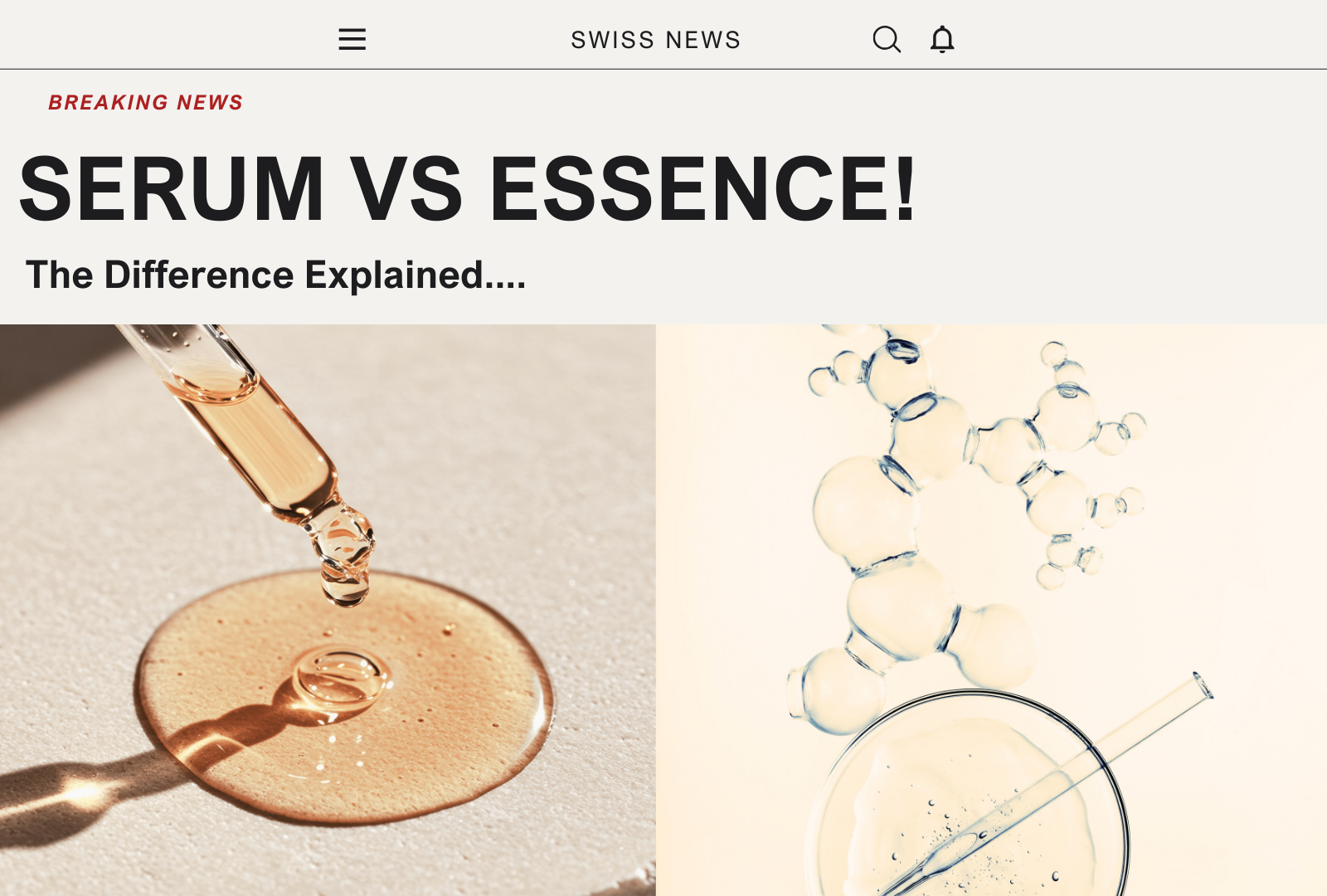Serum vs Essence: The Differences Explained