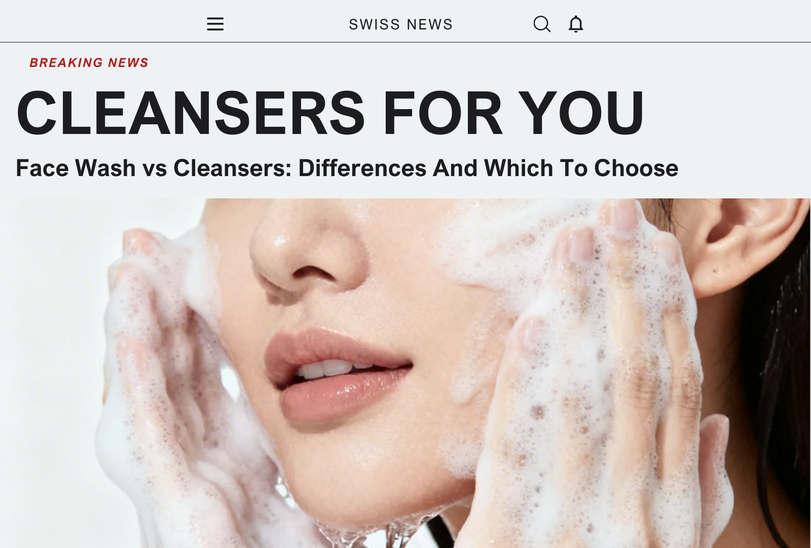 Face Wash vs Cleansers: Differences And Which To Choose