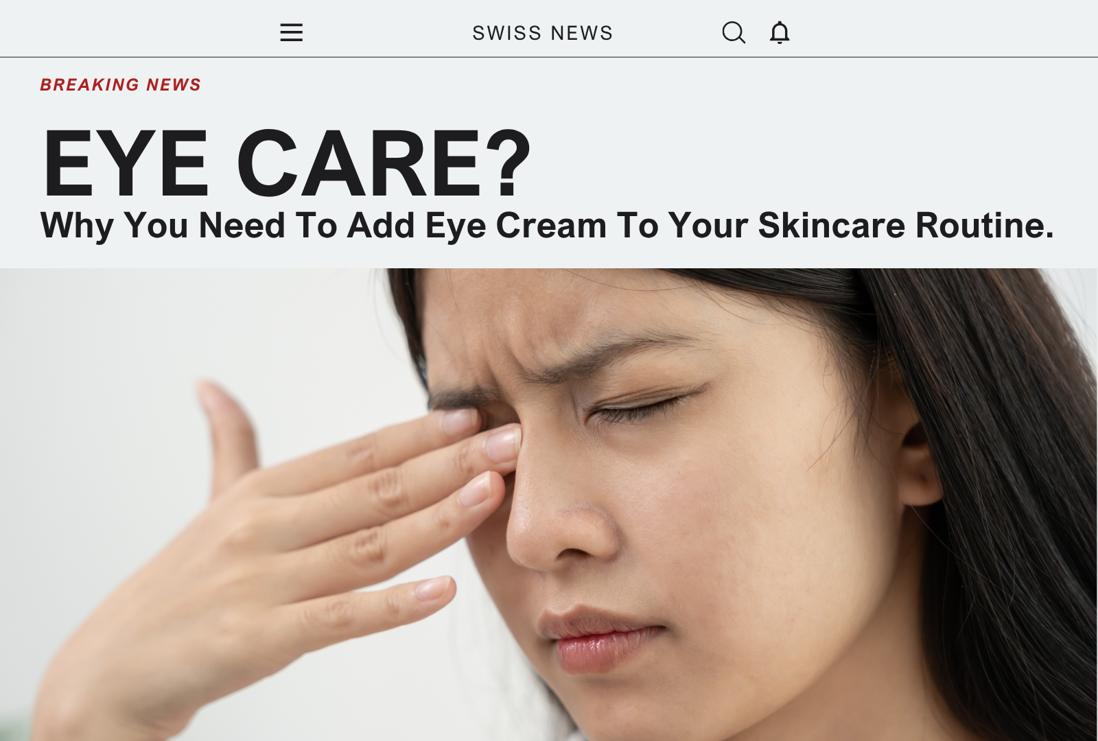 Why You Need To Add Eye Cream To Your Skincare Routine