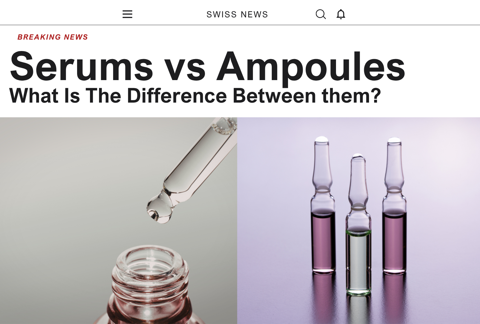 What Is The Difference Between Serums and Ampoules?