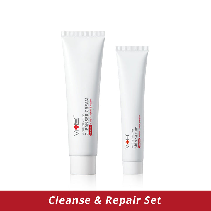 【45% OFF】Cleanse & Repair Set - Swissvita Cleanser Cream (100g) + Skin Serum (50g) ALLYOUNG INTERNATIONAL (MALAYSIA) SDN BHD