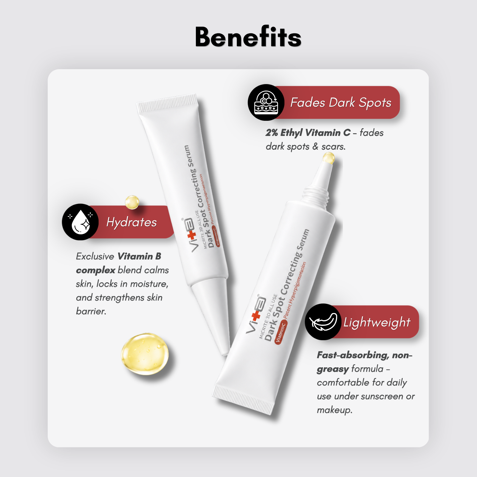 【Buy 1 Free 1】Dark Spot Duo - Swissvita Dark Spot Correcting Serum (15g) x 2pcs