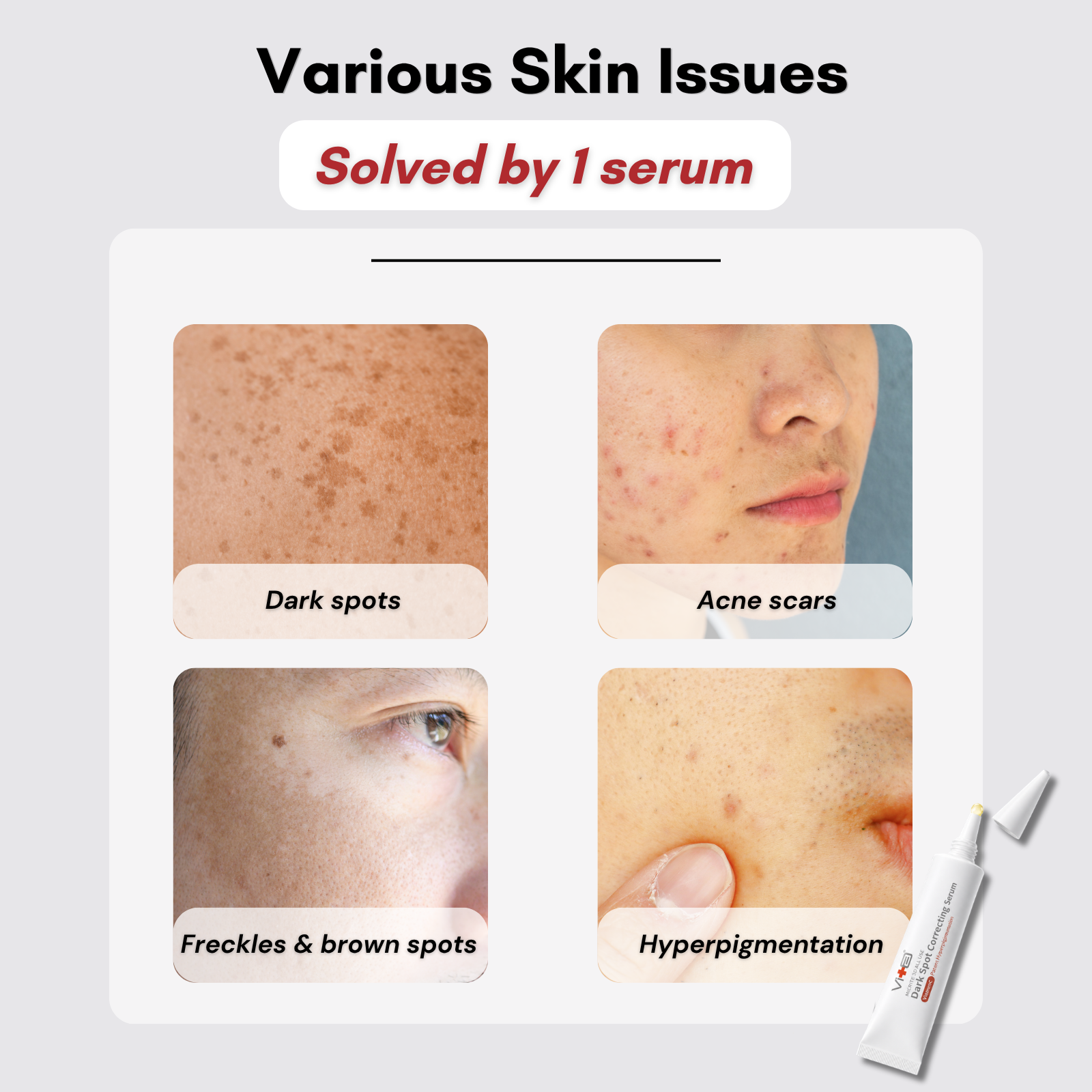 【Buy 1 Free 1】Dark Spot Duo - Swissvita Dark Spot Correcting Serum (15g) x 2pcs