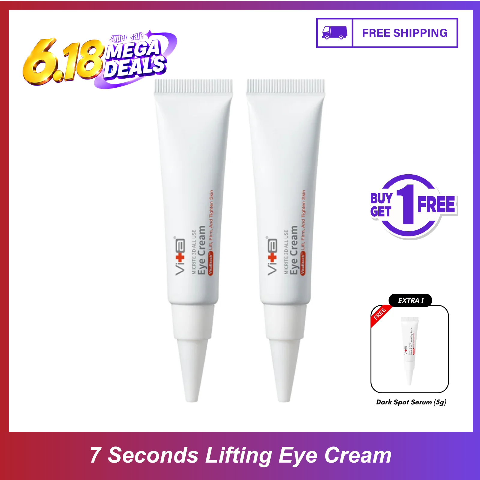【Buy 1 Free 1】Dark Spot Duo - Swissvita Dark Spot Correcting Serum (15g) x 2pcs
