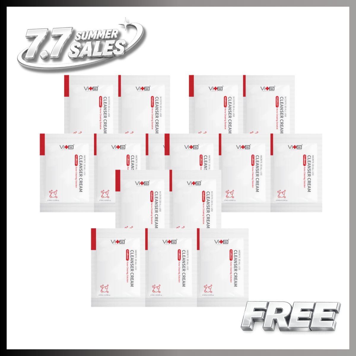 【7.7 EXTEND FREE GIFTS】Swissvita All Use Cleanser (1.5ml x 5) * 3 PACKS ALLYOUNG INTERNATIONAL (MALAYSIA) SDN BHD
