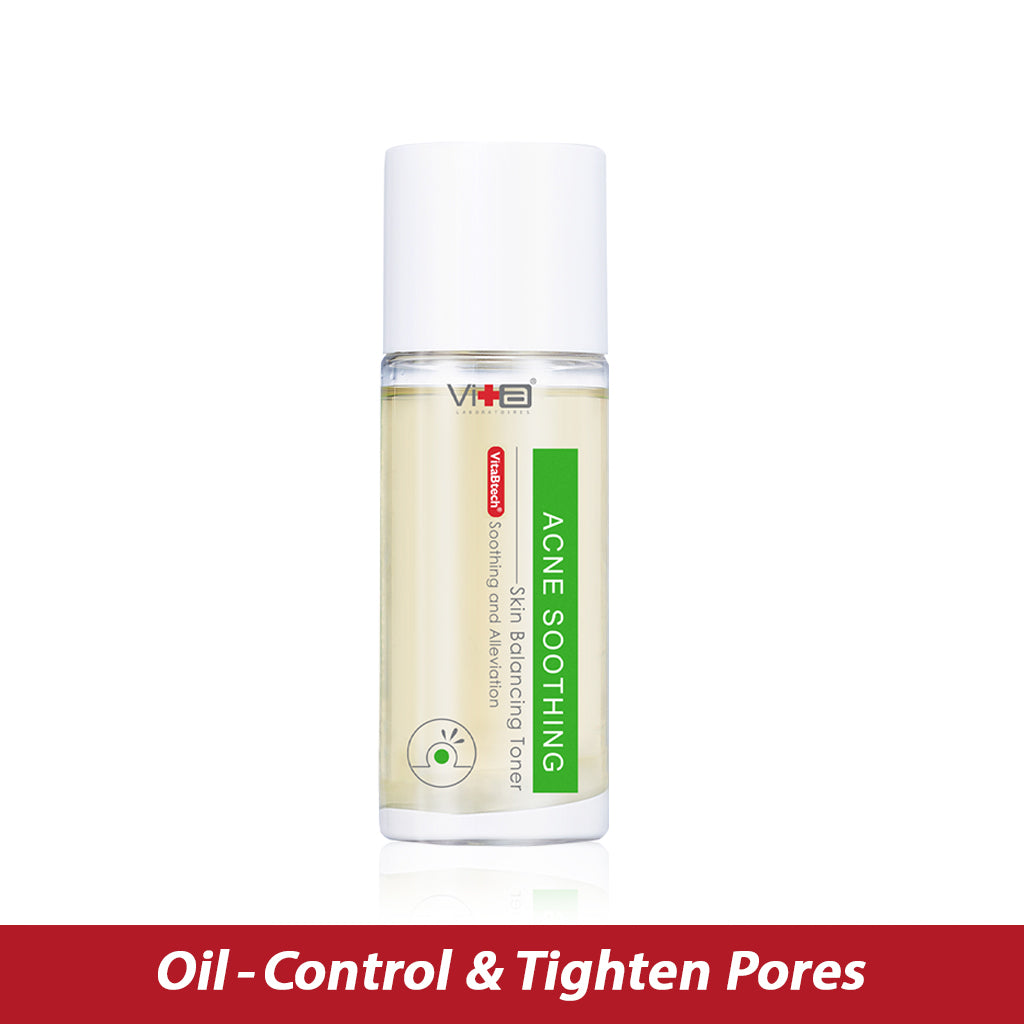 【Quick Anti acne Set】Swissvita Acne Soothing Cleansing Cream 100g, Acne Soothing Skin Balancing Toner 120ml