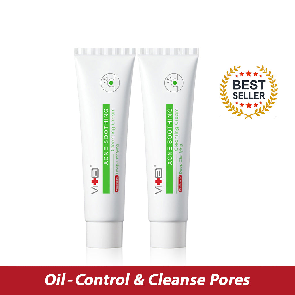 【Acne Hero Duo】Swissvita Acne Soothing Cleansing Cream 100g x 2pcs