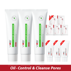 【Buy 3 Free 3】Breakout-Free Bundle - Swissvita Acne Soothing Cleansing Cream (100g) x 3 + Mini Cleanser (30g) x 3