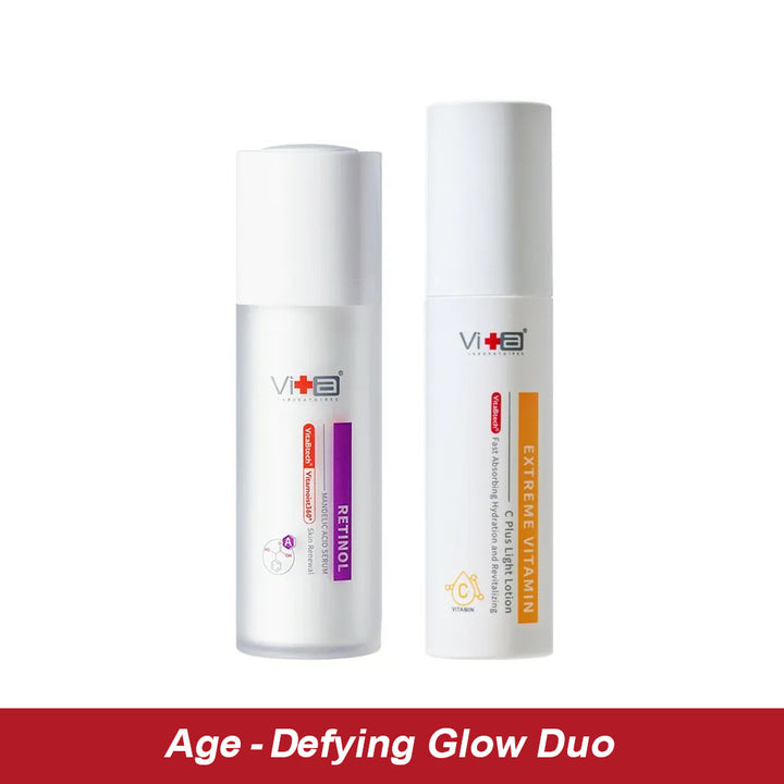 【53% OFF】Age-Defying Glow Duo - Swissvita Retinol Mandelic Acid Serum (30ml) + Vitamin C Plus Light Lotion (50ml) ALLYOUNG INTERNATIONAL (MALAYSIA) SDN BHD