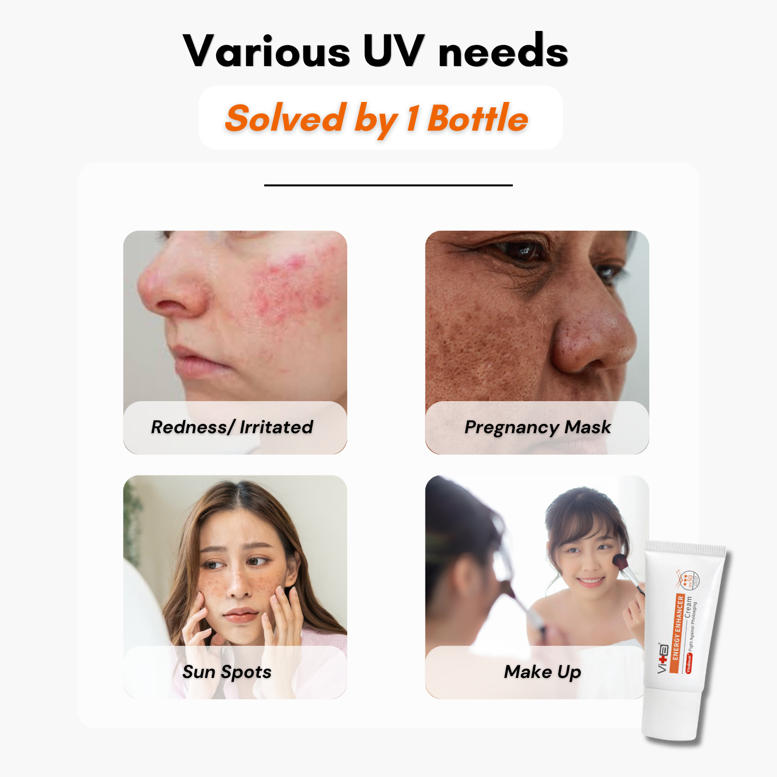 【Buy 1 Free 1】UV Ready Kit - Swissvita Energy Enhancer Cream 30g x 2