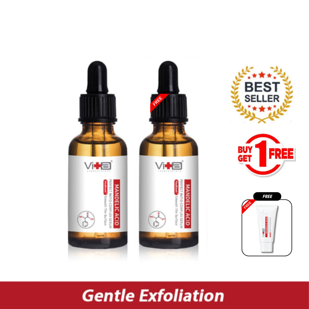 【买一送一】Swissvita Mandelic Acid Perfect Ratio Complex Serum - 30ml (VitaBtech) 薇佳蜜花酸晶焕肤美白精萃(VitaBtech升级版) 30ml