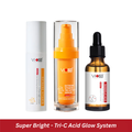 【45% OFF】Tri-C Acid Glow System - Swissvita Extreme Vitamin Tri-Effect Serum (30ml) + Vitamin C Lotion (50ml) + Mandelic Acid Serum (30ml)