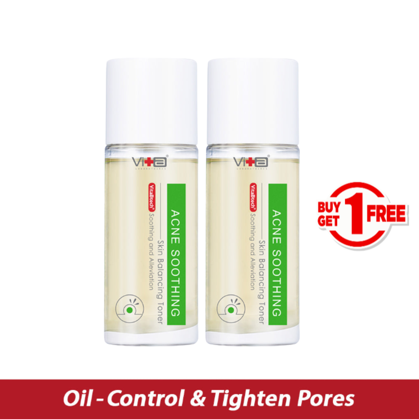 【Buy 1 Free 1】Acne Arrest Duo - Swissvita Acne Soothing Skin Balancing Toner (120ml) x 2pcs