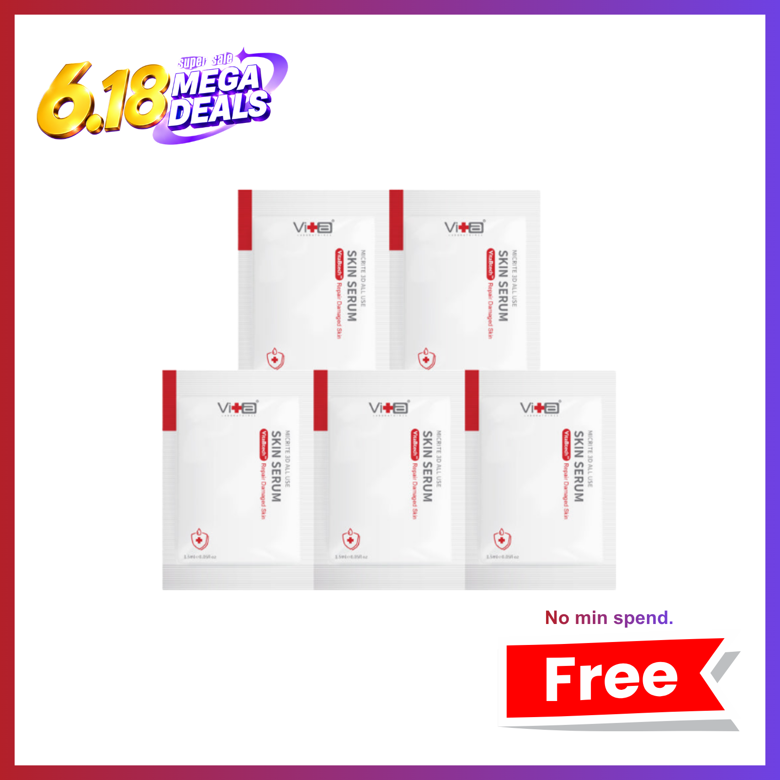 🎁 【FREE GIFT】Swissvita Skin Serum (1.5ml x 5) (100% off)