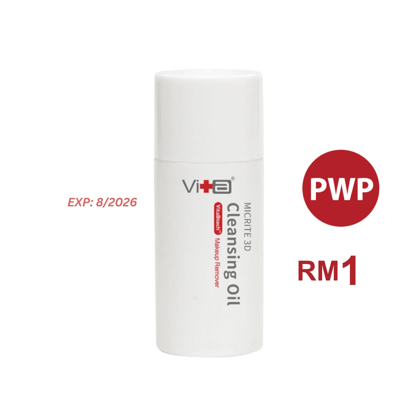 🎁 【PWP RM1 】Swissvita Cleansing Oil 30ml (Exp 8/2026) (Discount)