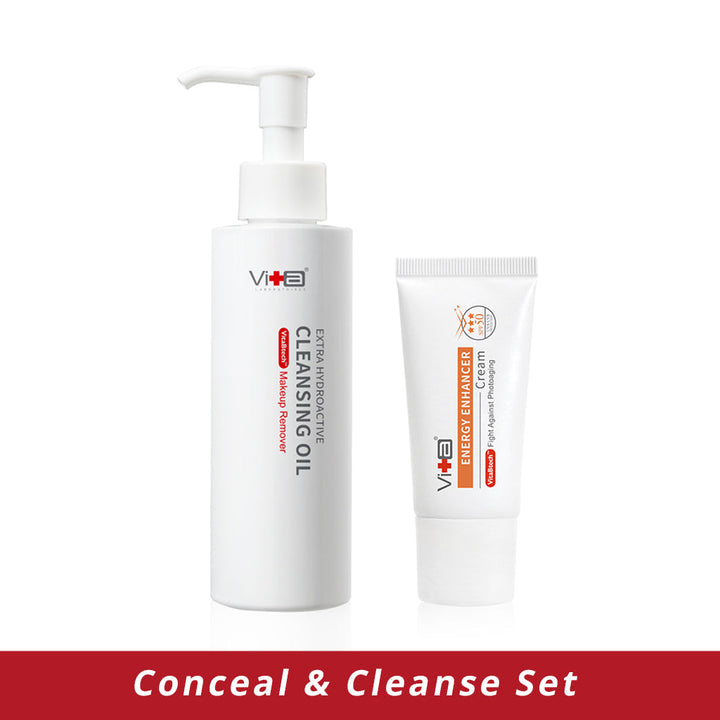 【45% OFF】Conceal & Cleanse Set - Swissvita Energy Enhancer Cream (30g) +  Swissvita Cleansing Oil (150ml) ALLYOUNG INTERNATIONAL (MALAYSIA) SDN BHD