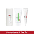75% OFF【Double Cleanse & Treat Set】Swissvita Cleansing Oil 30ml (Exp 8/2026) + Acne Soothing Cleanser 30ml (Exp 8/2026) + Skin Serum 5g (Exp 5/2026)