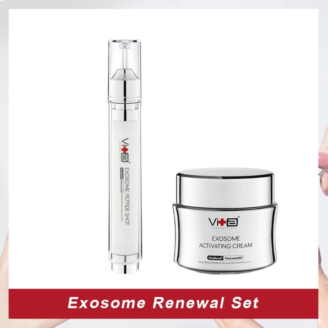 【Exosome Renewal Set】Swissvita Exosome Activating Cream 60ml + Exosome Peptide Shot