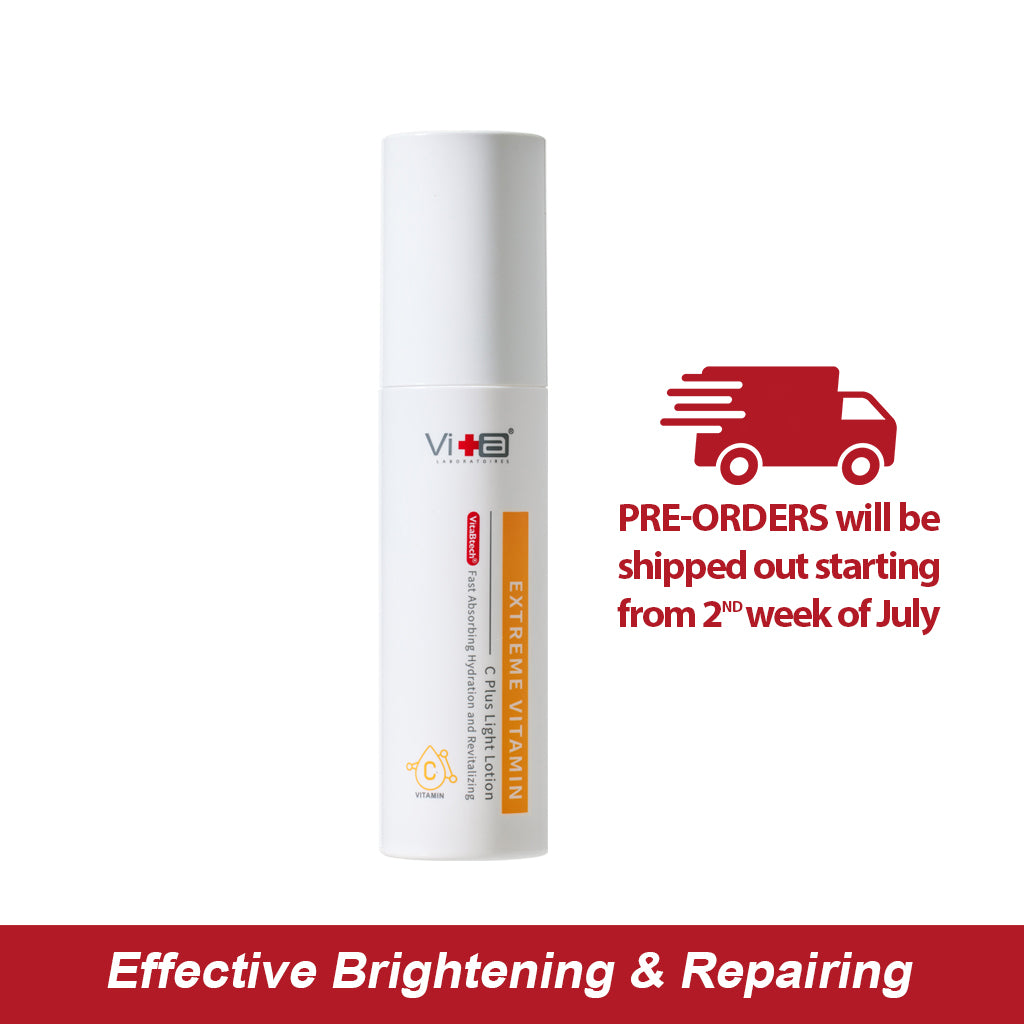 【Daily Vitamin Set】Swissvita Extreme Vitamin Tri-Effect Serum 30ml + Vitamin C Plus Light Lotion Serum 50ml