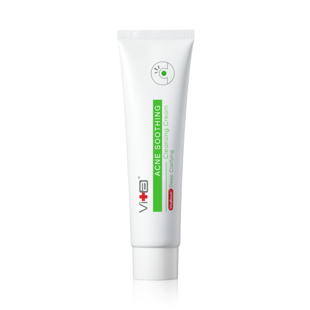 【Acne Care Cleansing】Swissvita Acne Soothing Cleanser Cream (100g) + Swissvita Amino Acid Micellar Water (300ml) ALLYOUNG INTERNATIONAL (MALAYSIA) SDN BHD