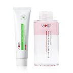 【Acne Care Cleansing】Swissvita Acne Soothing Cleanser Cream (100g) + Swissvita Amino Acid Micellar Water (300ml) ALLYOUNG INTERNATIONAL (MALAYSIA) SDN BHD