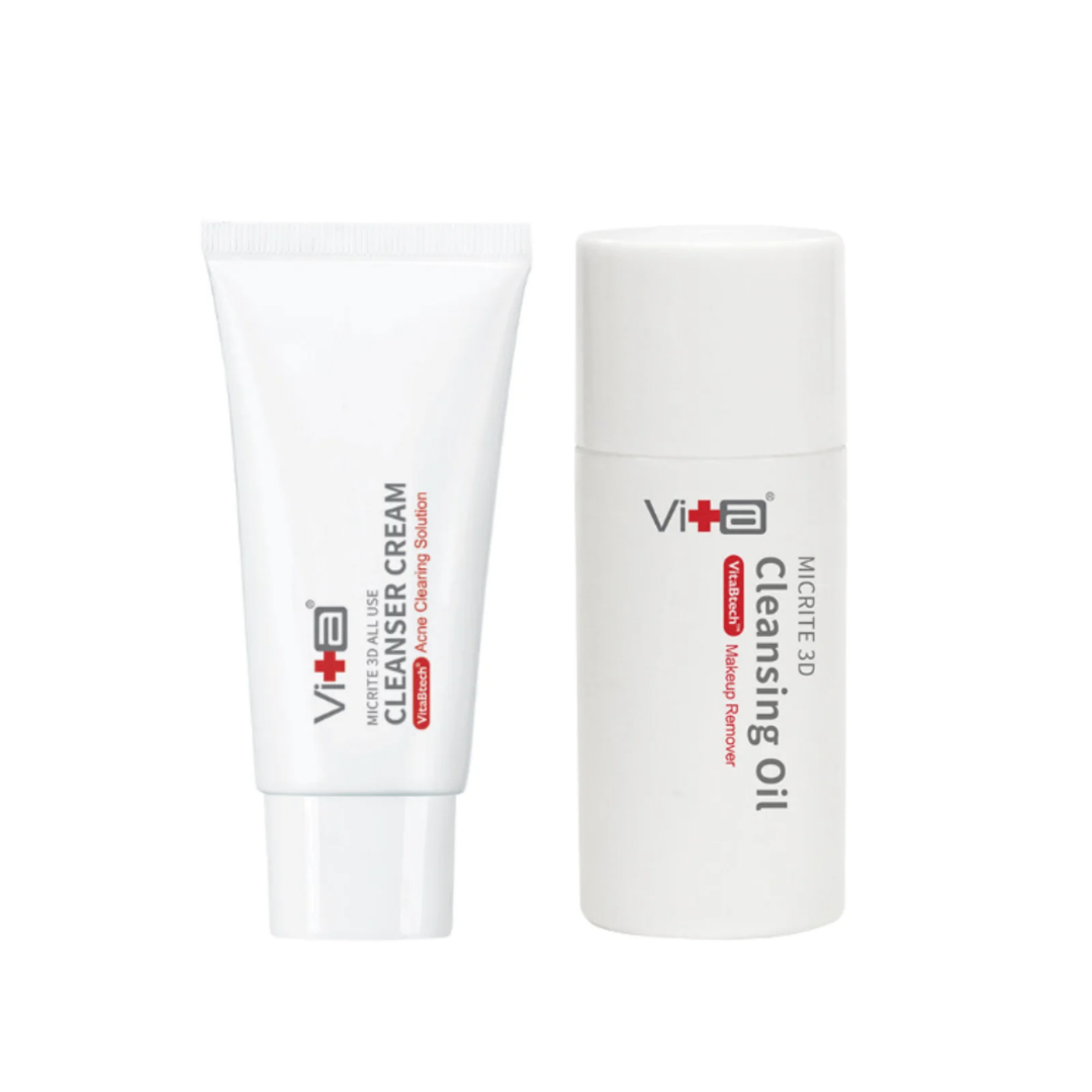 【40% OFF】Travel Size - Swissvita Cleansing Oil (30ml) + All Use Cleanser (30g)