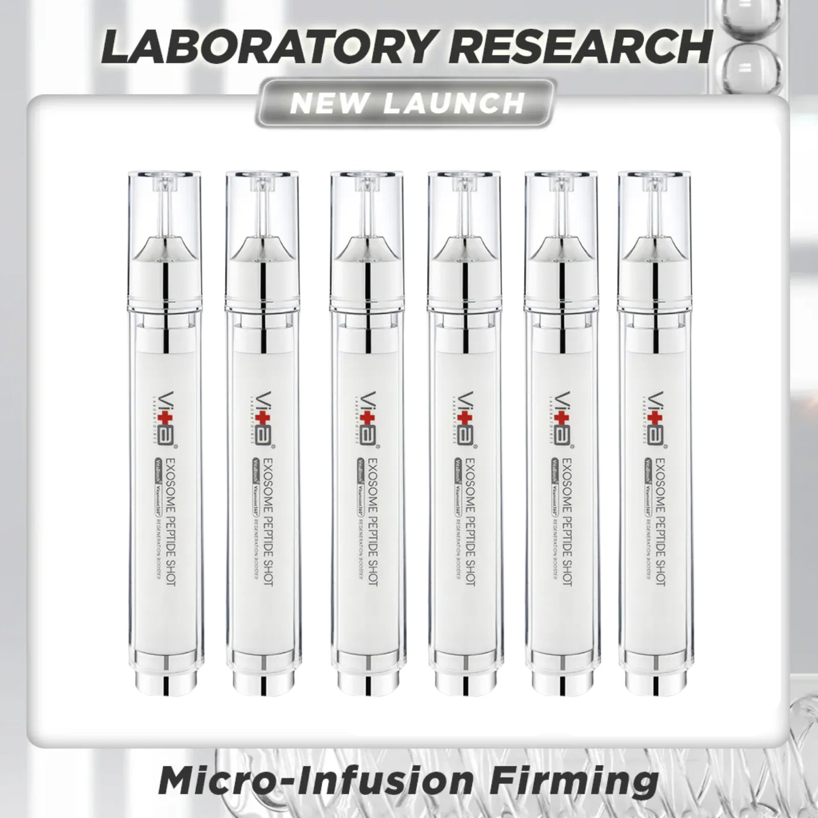 【45% OFF】Expert-Formulated Set - Swissvita Exosome Peptide Shot (15ml) x 6pcs