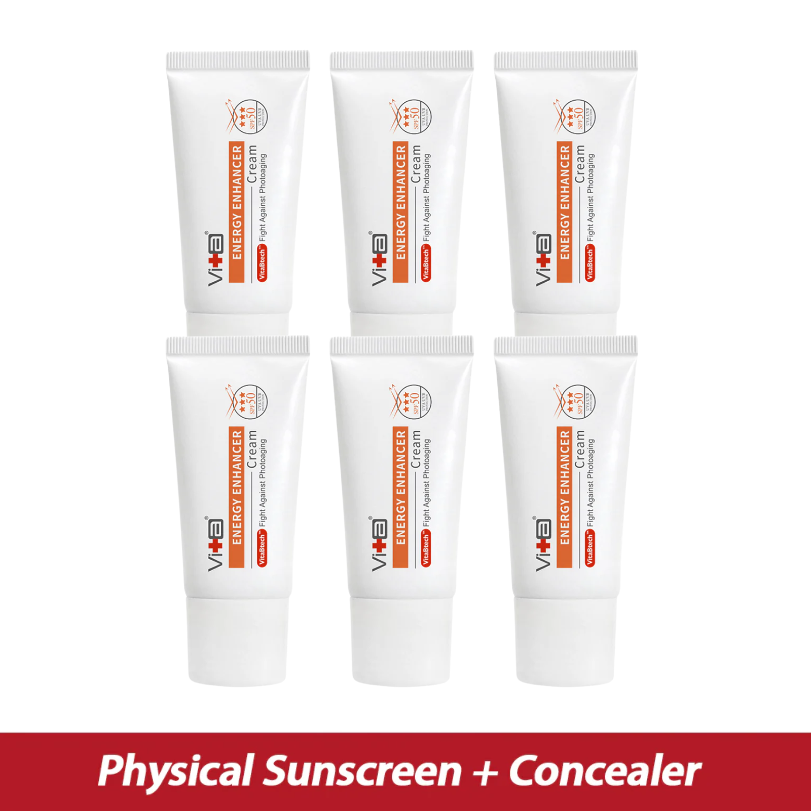 【50% OFF】EE Skin Shield Value Set - Swissvita Energy Enhancer Cream (30g) x 6pcs
