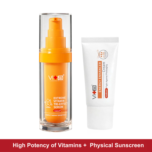 【35% OFF】Sunny Skin Duo - Swissvita Extreme Vitamin C Tri-Effect Serum 30ml + Energy Enhancer Cream 30g ALLYOUNG INTERNATIONAL (MALAYSIA) SDN BHD