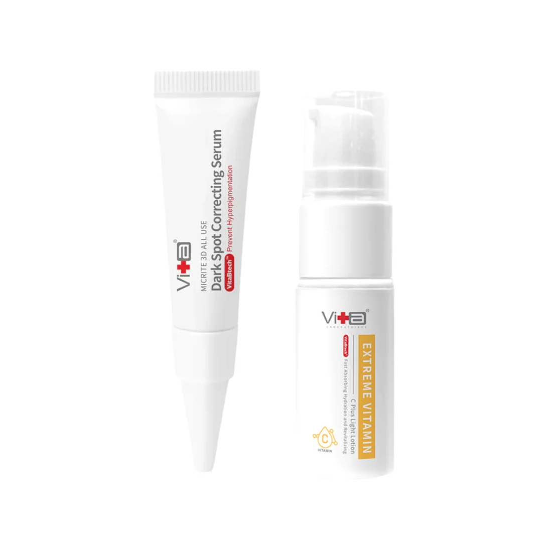 【Travel Size】 Swissvita Dark Spot Serum (5g) + Vitamin C Lotion (10ml)
