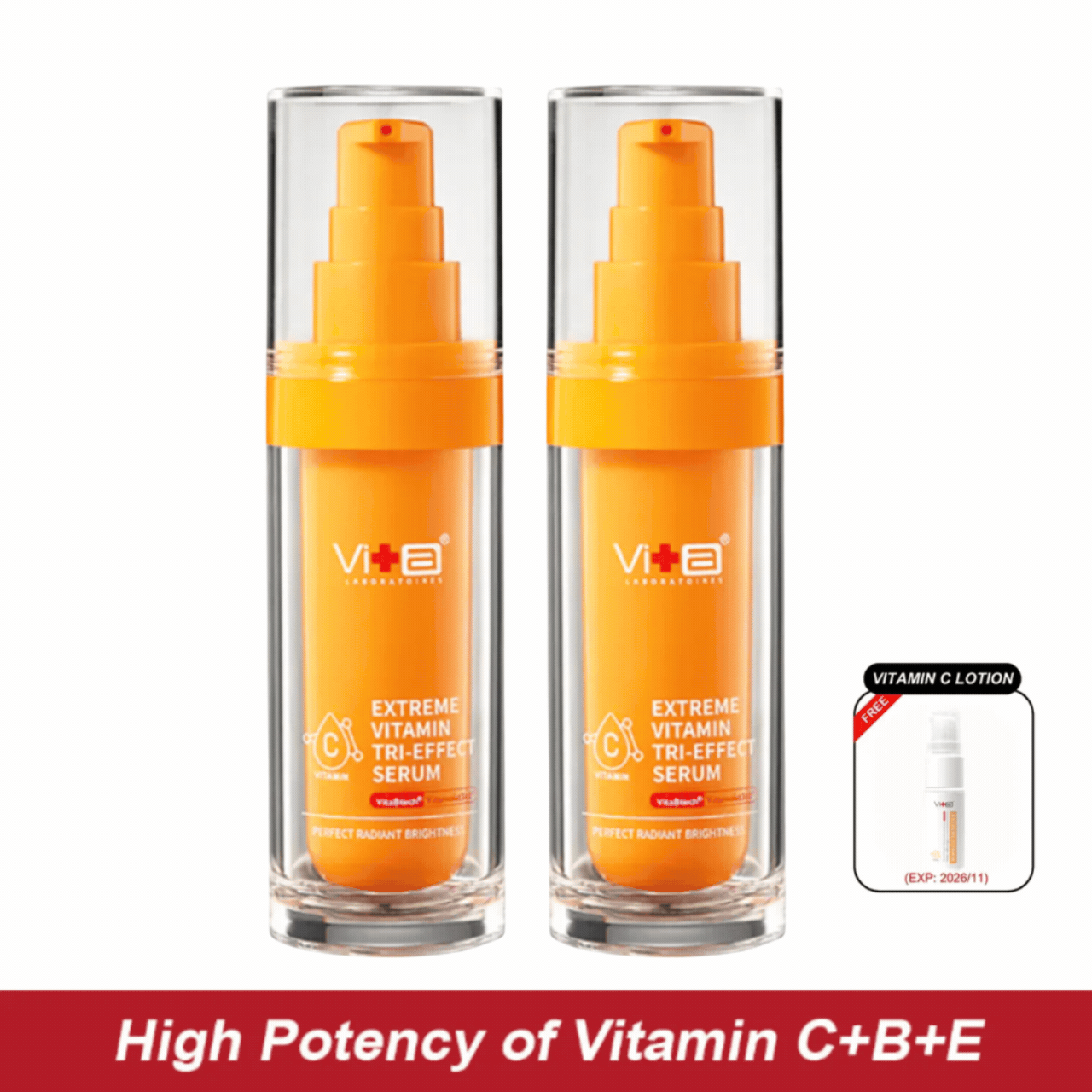 【40% OFF】Super Bright - Swissvita Extreme Vitamin Tri-Effect Serum (30ml) x 2