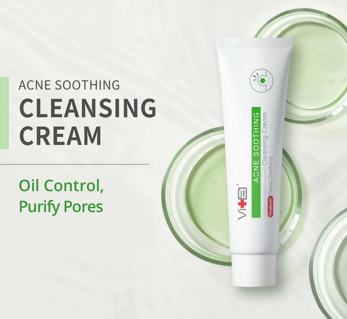 Swissvita Acne Soothing Cleanser Cream 100g