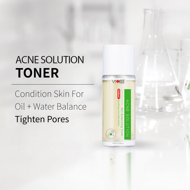 【Quick Anti acne Set】Swissvita Acne Soothing Cleansing Cream 100g, Acne Soothing Skin Balancing Toner 120ml