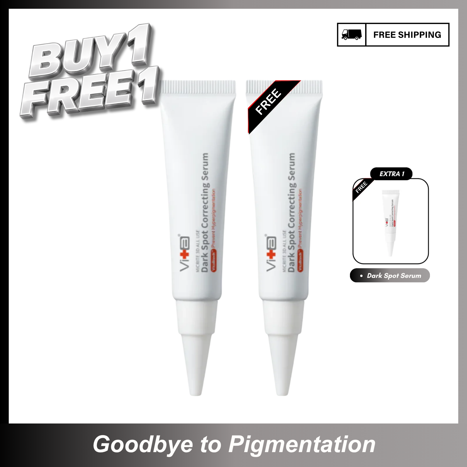 【Buy 1 Free 1】Dark Spot Duo - Swissvita Dark Spot Correcting Serum (15ml) x 2pcs