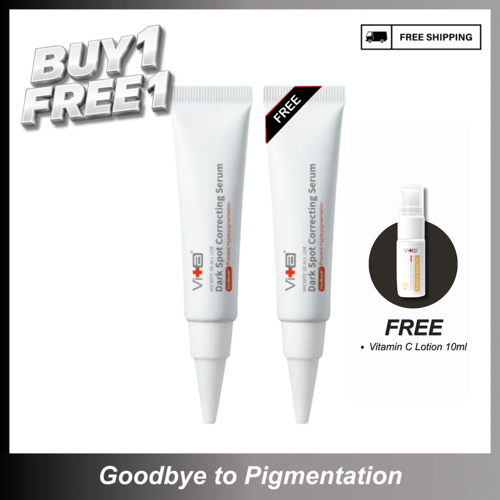 【Buy 1 Free 1】Dark Spot Duo - Swissvita Dark Spot Correcting Serum (15ml) x 2pcs