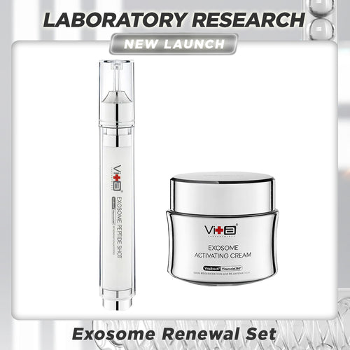 【Exosome Renewal Set】Swissvita Exosome Activating Cream 60ml + Exosome Peptide Shot