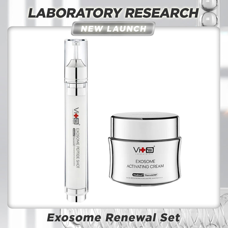 【Exosome Renewal Set】Swissvita Exosome Activating Cream 60ml + Exosome Peptide Shot