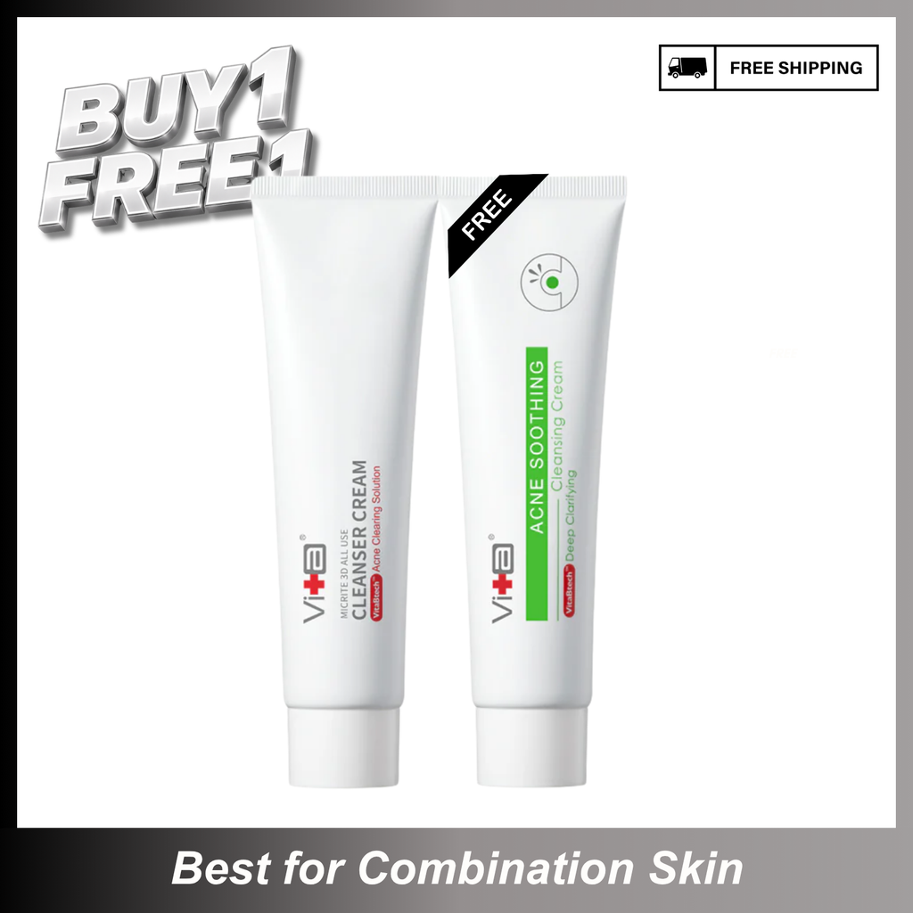 Swissvita Acne Soothing Cleanser Cream (VitaBtech)- 【买1送1】 薇佳速效抗痘调理洁面乳100g