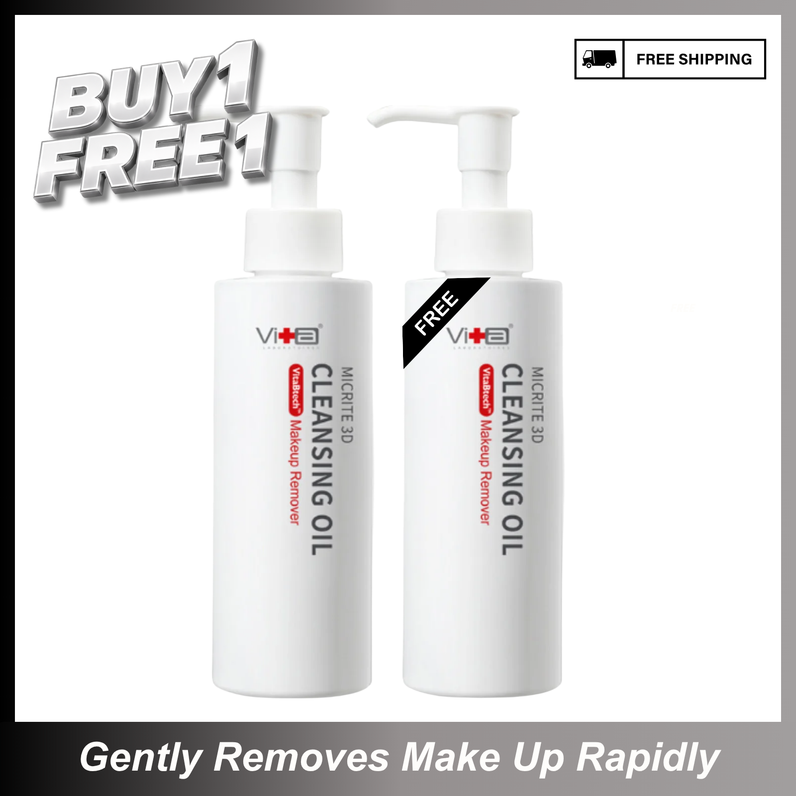 【Buy 1 Free 1】Double Cleanse Duo - Swissvita Cleansing Oil (150ml) x 2pcs