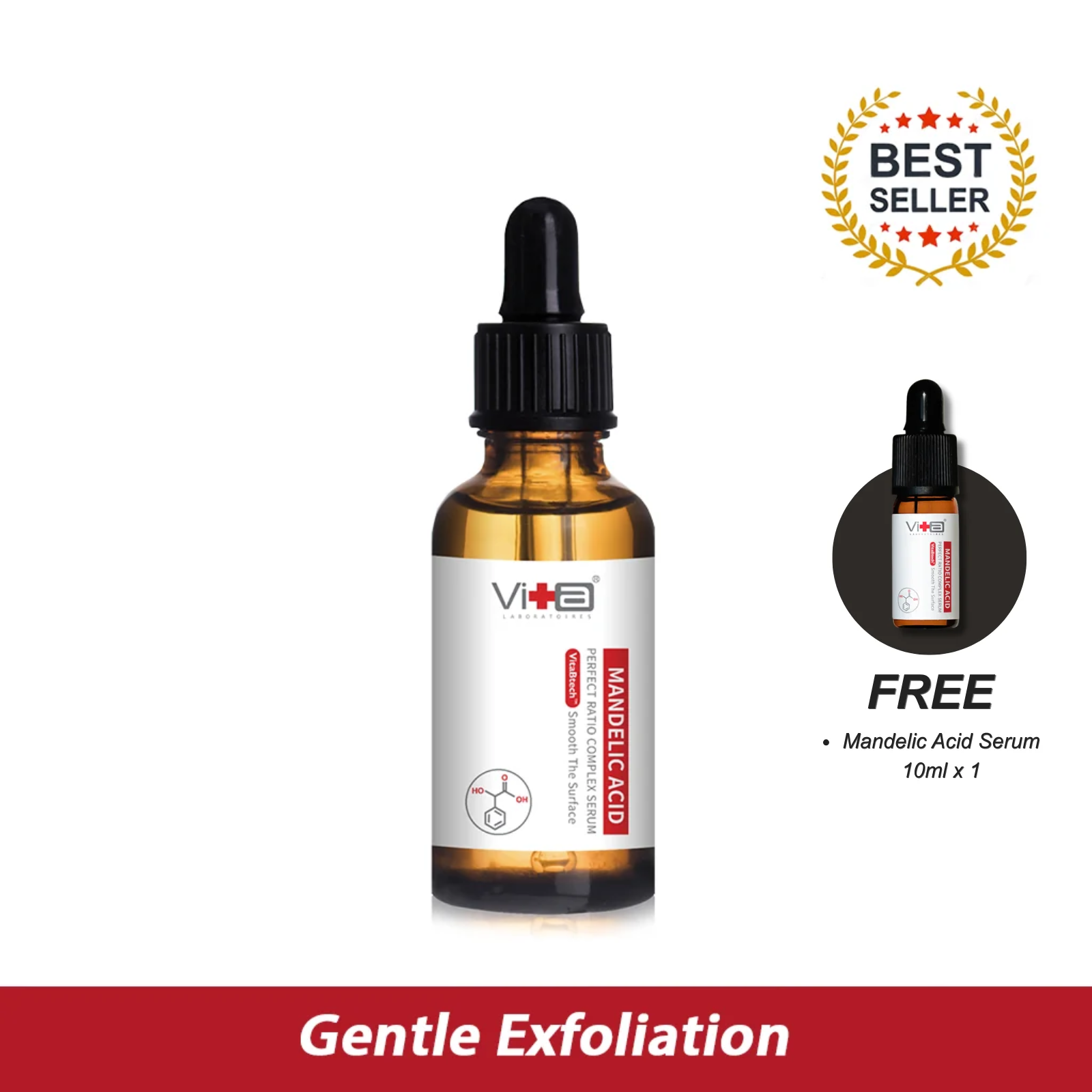 【Buy 1 Free 1】Gentle Exfoliation - Swissvita Mandelic Acid Serum (30ml) x 2pcs