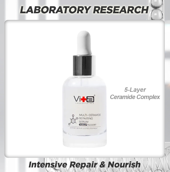 【Skin Recovery Set】Swissvita Multi-Ceramide Repairing Serum 30ml + All Use Toner 200ml