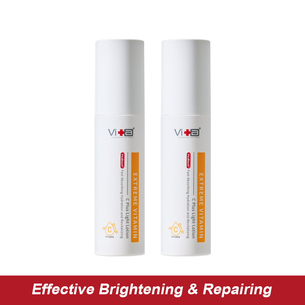 【Double Glow Duo】Swissvita Vitamin C Plus Light Lotion Serum 50ml x 2pcs